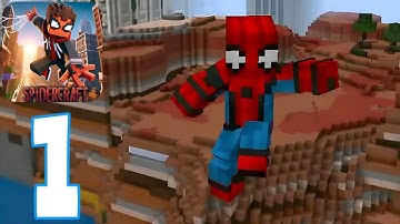 SPIDERCRAFT: Hero Crafting - Tutorial - Gameplay Walkthrough ( ANDROID / iOS )
