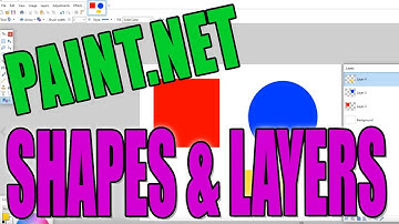 How To Create Layers & Shapes In Paint.NET PC Tutorial | Paint.NET Basics