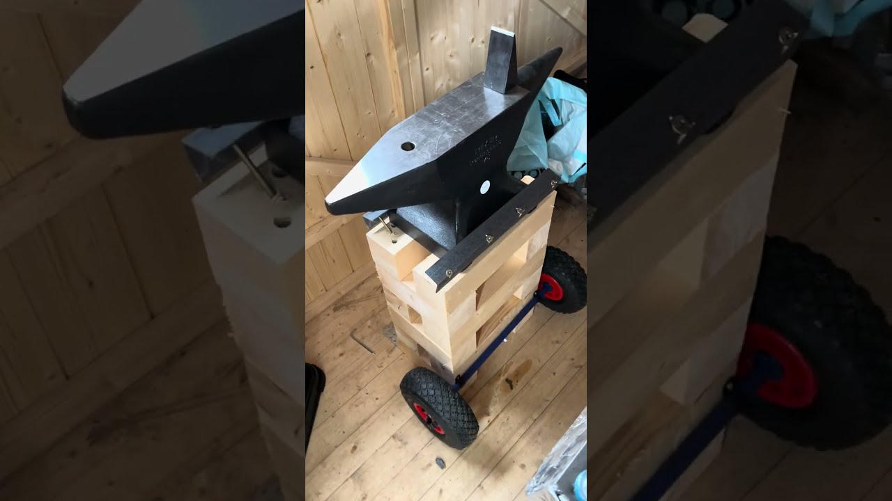 DIY Mobile Anvil Stand for my small shed