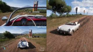 1953 CHEVROLET CORVETTE Racing in Forza Horizon 5 - PC Gameplay with Replay
