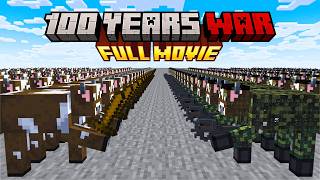 Minecraft but it's 100 Years Cow War [FULL MOVIE]