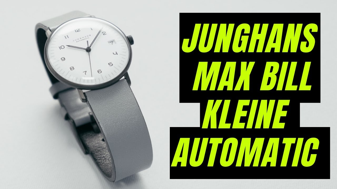 Il migliore ̶f̶a̶s̶h̶i̶o̶n̶ DRESS WATCH da avere sotto i 1.000€! Junghans  Max Bill Kleine Automatic - YouTube
