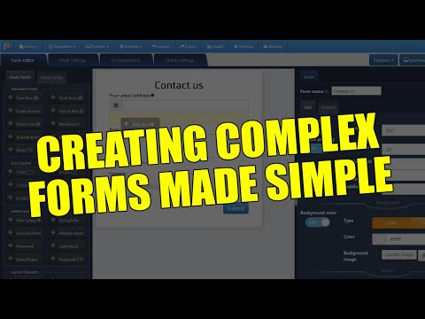 Creating Complex Forms