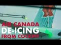 Air Canada Pre-Takeoff De-icing Procedures