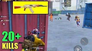 AKM Vs 4 RUSHERS!! | PUBG MOBILE