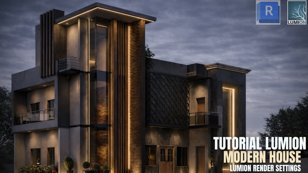 Realistic Render Setting - Exterior Rendering Tutorial in Lumion Pro ...