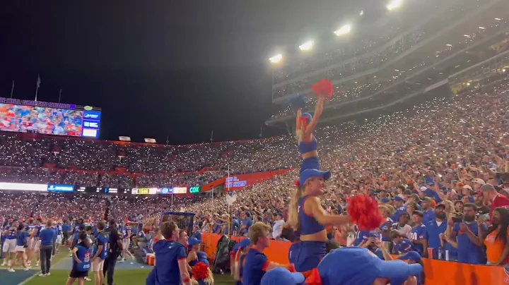 Sold-out crowd at The Swamp sings “Won’t Back Down” during Florida-Utah game