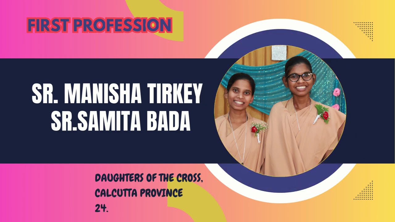 FIRST PROFESSION//DAUGHTERS OF THE CROSS//CALCUTTAPROVINCE#religioussong