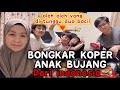 BONGKAR KOPER NAK BUJANG DARI INDONESIA - DUO BOCIL HAPPY BANGET -unboxing