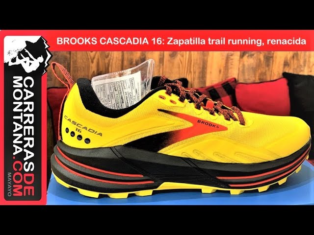 BROOKS CASCADIA 16: Renace la clásica saga zapatillas trail running para  todoterreno 