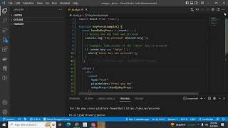 Information How to use onKeyPress props event in input element in react js code News