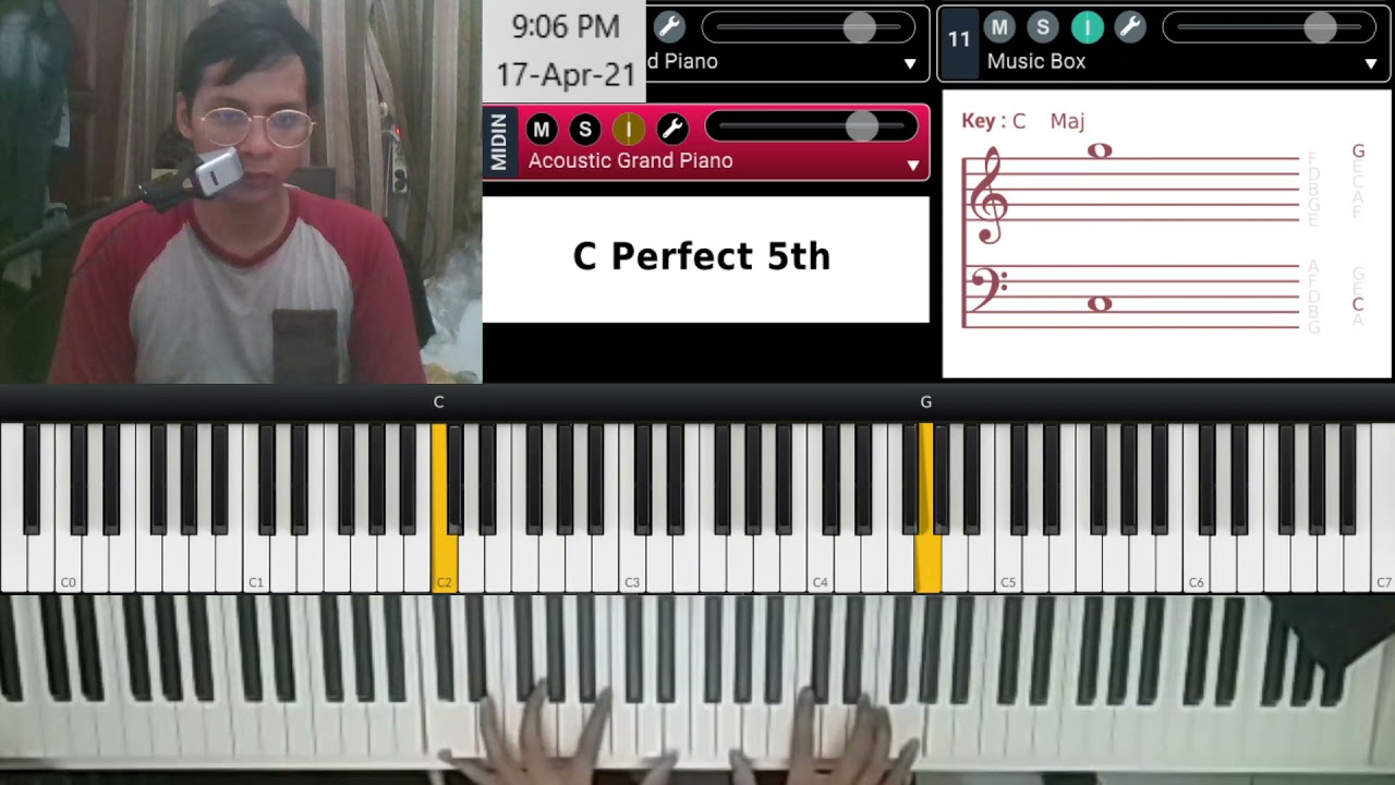 tutorial ku cinta kau dan dia piano solo