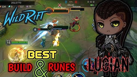 Lucian Best Build And Runes In Wild Rift Ranked Game HIGH ELO| League of legends wild rift