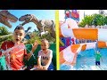 100 fun au parc dattractions aquatiques zoomarine   dinosaures  jurassic river