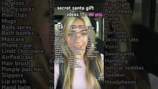 Secret Santa gifts ideas (for girls) 🎅 #advice  #aesthetic  #secretsanta #gifts #school #unixque