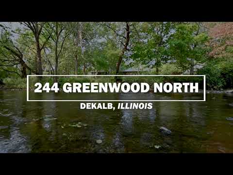 244 Greenwood North, DeKalb, IL home video tour