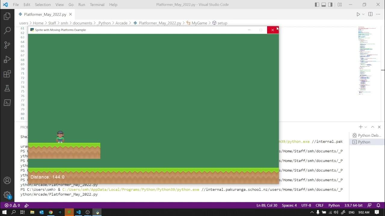 Python Arcade - using example code video 2 - YouTube