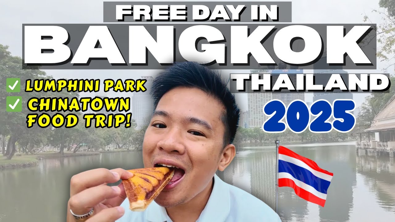 FREE DAY in BANGKOK 🇹🇭 LUMPHINI PARK & CHINATOWN FOOD TRIP (JUST A CHILL ITINERARY!) ✨ WANDER J