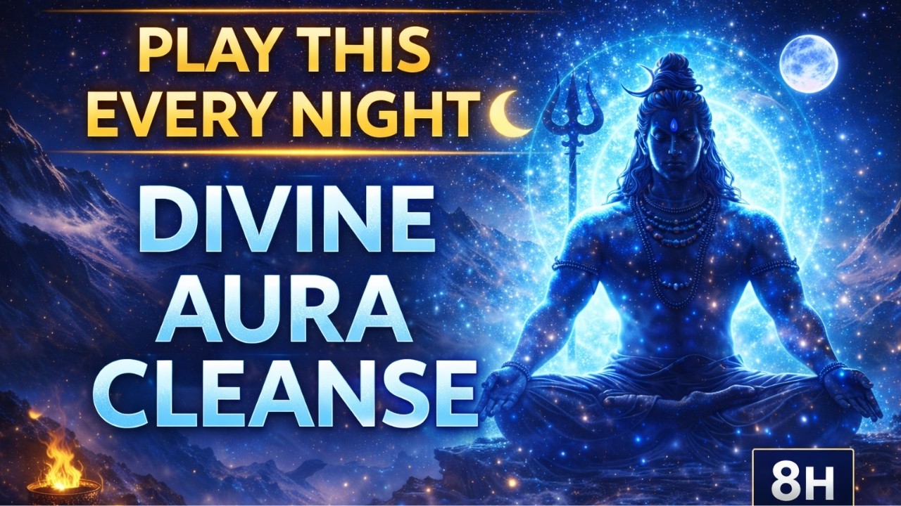 PLAY THIS EVERY NIGHT 🌙 8H Divine Aura Cleanse | Remove Negative Energy While You Sleep