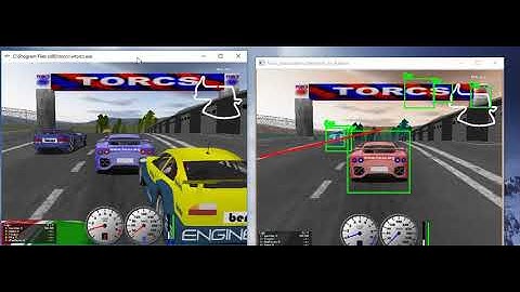 Car racing by Python