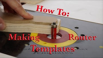 How to: Making wood router templates, Router Tips/ Tricks