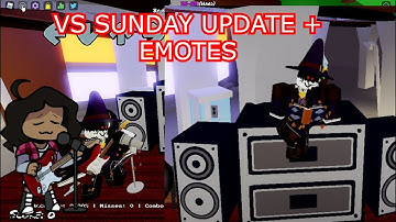 NEW FUNKY FRIDAY UPDATE! VS Sunday + EMOTES! (Showcase)