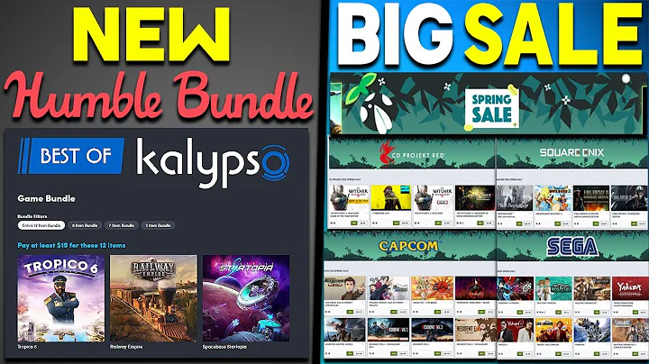 NEW HUMBLE GAMES BUNDLE + BIG PC GAME SPRING SALE!