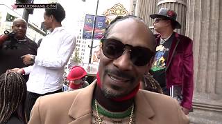 SNOOP DOGG HONORED WITH HOLLYWOOD WALK OF FAME STAR