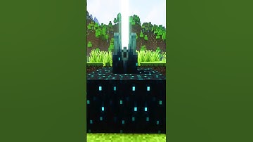 Minecraft Build Hack - Sculk Beacon #shorts