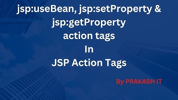 19-JSP bean action tag  | JSP Tutorial