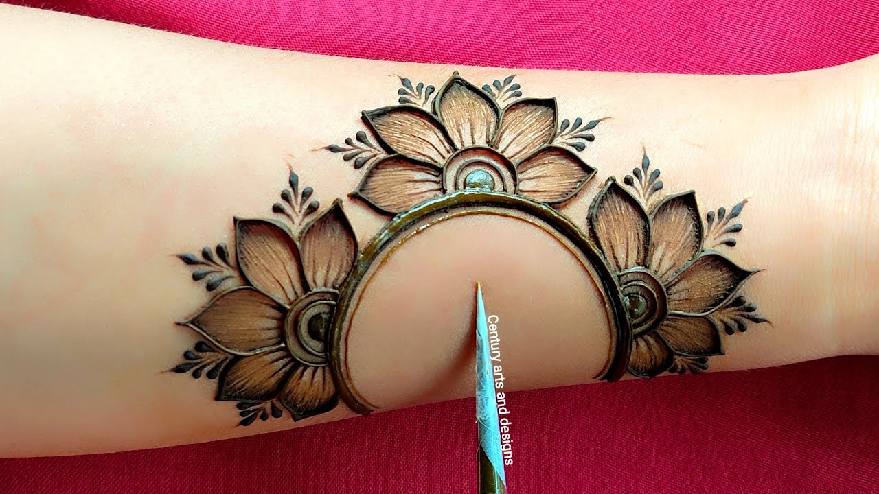 Very beautiful stylish mehndi design for front hand 😍easy simple mehndi | mehndi ka design | mehndi