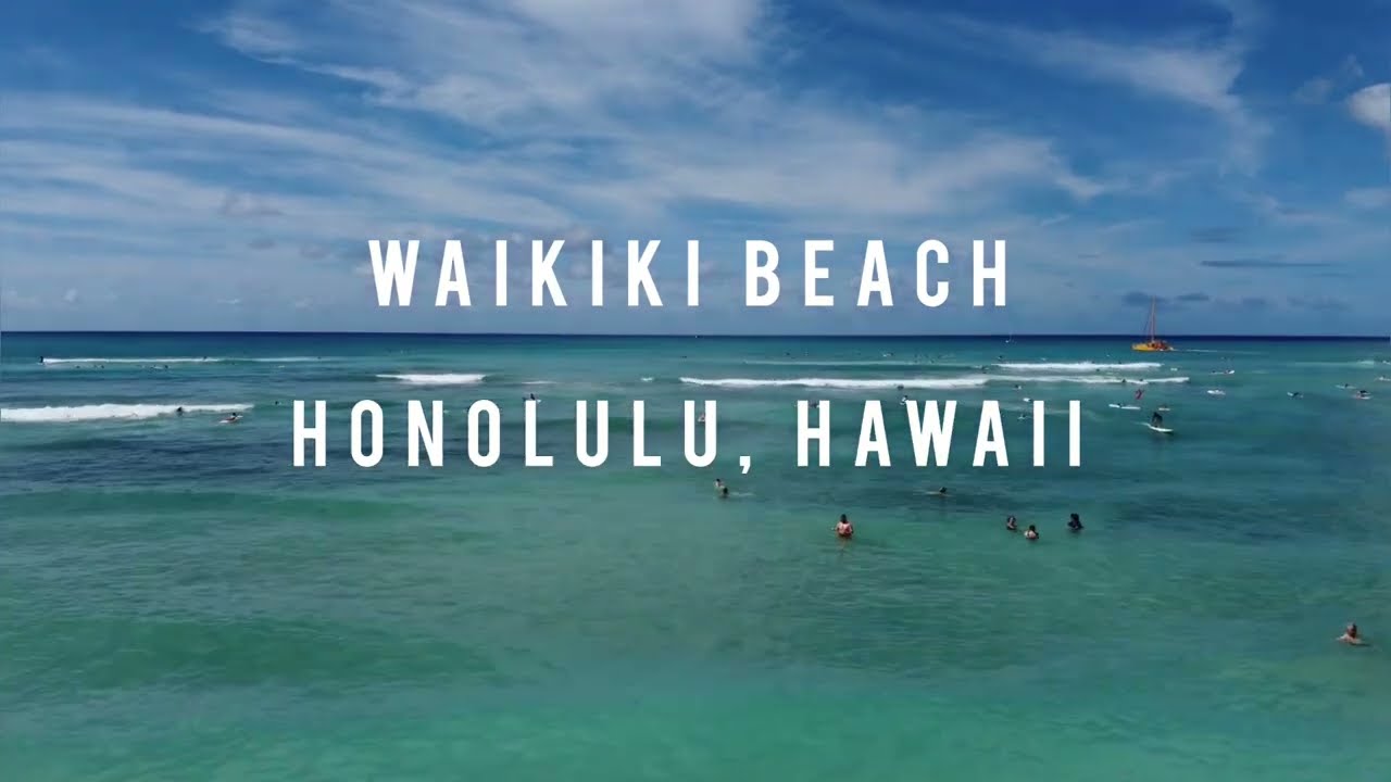 Waikiki Beach | Honolulu Hawaii | Dji Mini 4 Pro