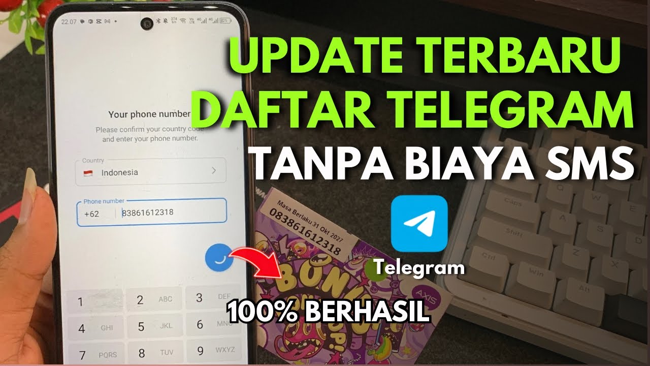 Cara Daftar Akun Telegram Tanpa Biaya SMS | Telegram SMS Fee Problem