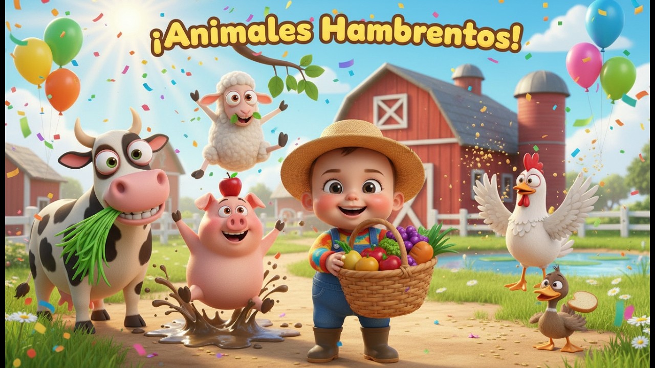 Голодные звери на обеде 🦁🍎😋 | Мультфильм для детей и весёлые приключения