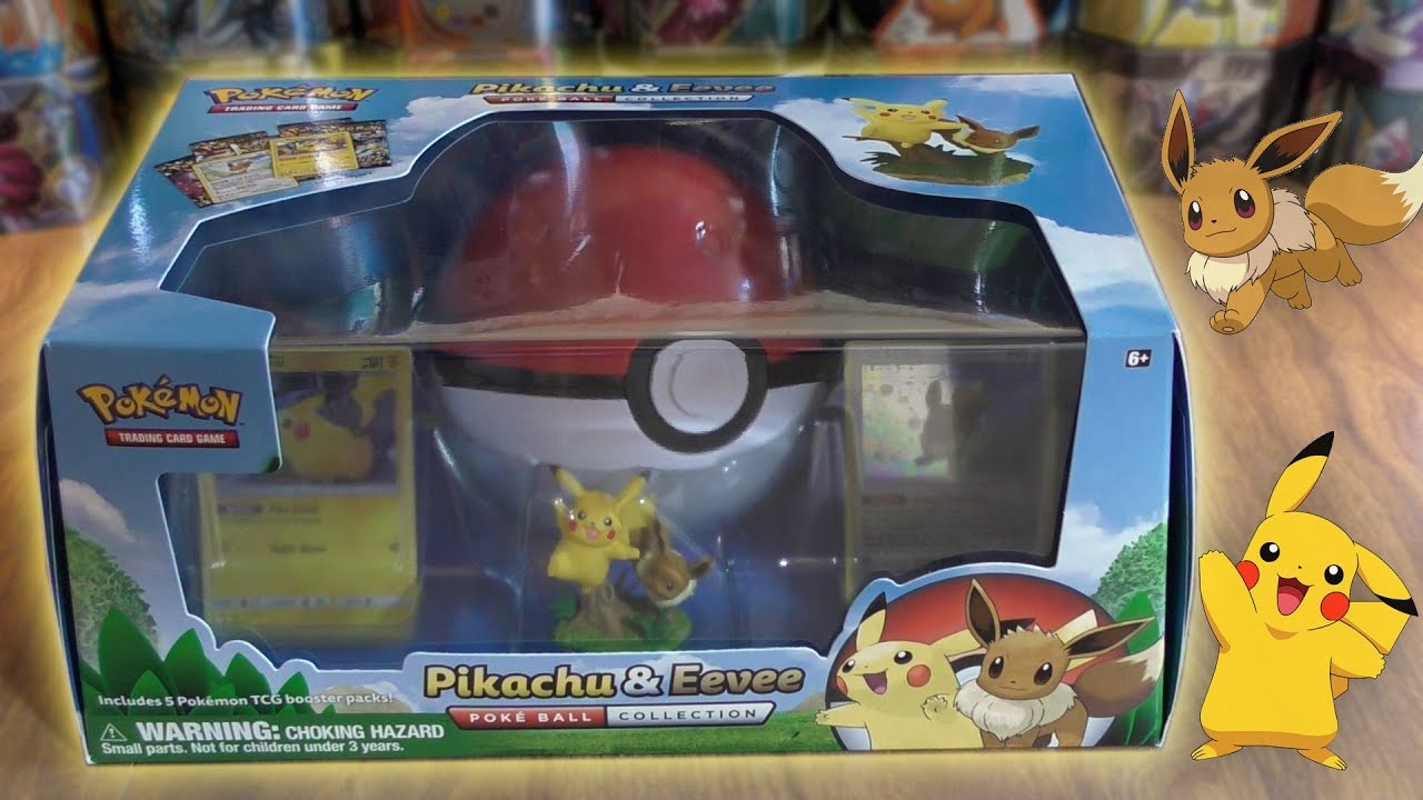 Pikachu Eevee Poke Ball Collection Opening