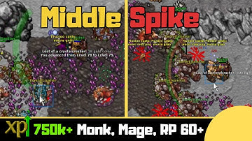 Level 60+ Middle Spike  [Tibia Solo Paladin - Solo Monk - Solo Mage]
