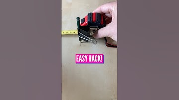 📏 Pencil + Tape Measure Hack For Perfect Markings! | DIY Quick Tip ✏️