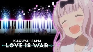 Video thumbnail of "Chika's Dance - Kaguya-sama: Love is War ED 2 - "Chikatto Chika Chika" (Piano)"