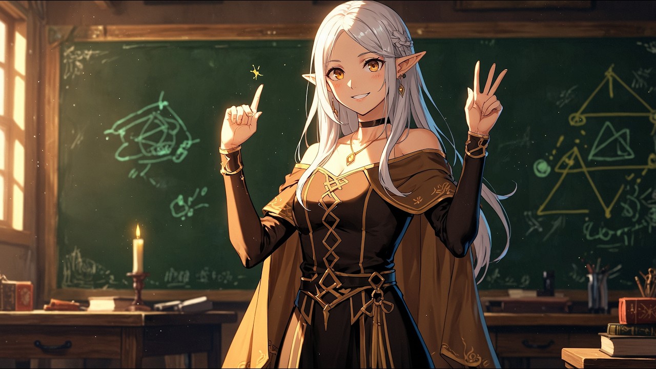 ✨ Secrets of the Arcane Classroom | Elven Mage Academy | Calm Fantasy BGM 📚