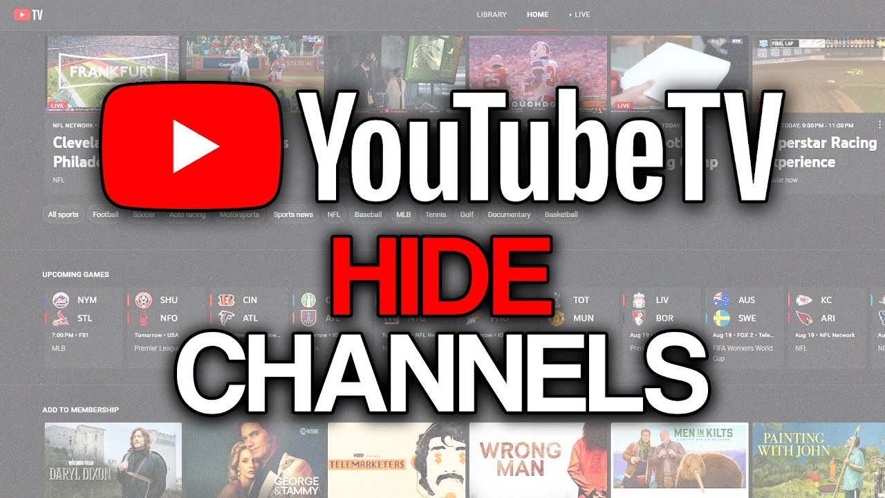 How To Hide Channels On YouTube TV 2024 Full Guide YouTube
