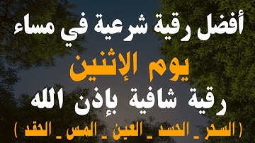 أفضل رقية شرعية في مساء يوم الإثنين لعلاج الحسد_السحر_العين _حفظ وتحصين للمنزل _القارئ علاء عقل