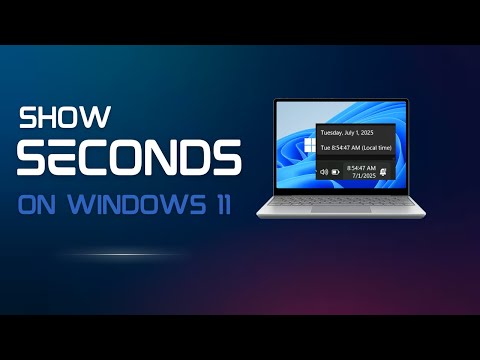 How to Show Seconds in Taskbar Clock on Windows 11