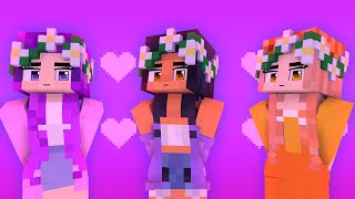 CAPTURED LOVE MEME POI POI | APHMAU LUCKY LUCKY ZOEY AND MIA - MINECRAFT ANIMATION #shorts