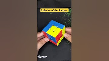 How to make Cube in a cube pattern in Rubiks Cube #shorts #trending video 👍🏻😍 #viral
