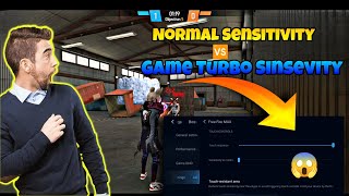 Normal Sensitivity Vs Game Turbo Sensitivity 😱 Konsa Sensitivity Acha Hai Free Fire secret Setting 😲 screenshot 3