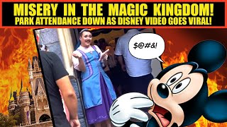 MISERY FOR THE MOUSE | Park Attendance DOWN as Disney Video Goes VIRAL and Universal Draws Crowds!