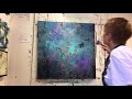 Painting an abstract painting using a brayer - Part 3 - Linda Benton McCloskey  July 19, 2018