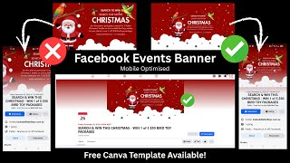 How to Design a Facebook Event Banner for Mobile | Canva Template Included #canvatutorial