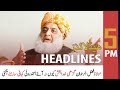 ARY News Headlines | 5 PM | 27 December 2020