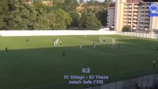 FC Shkupi vs  KF Tirana 1 - 2 Ndeshje Miqesore